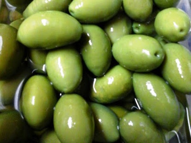 Green Cerignola Olives - Click Image to Close