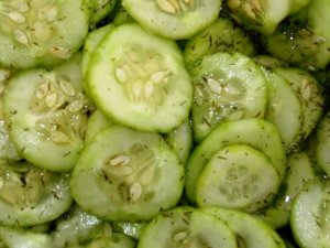 Sweet and Sour Cucumber Salad