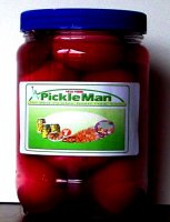 Hot Pickled eggs