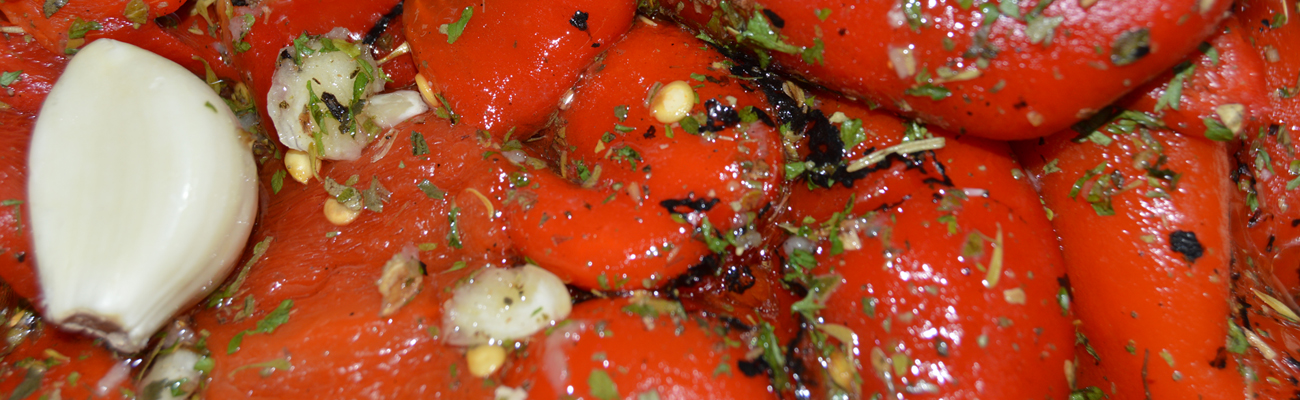 Fire Roasted Pepper Salad