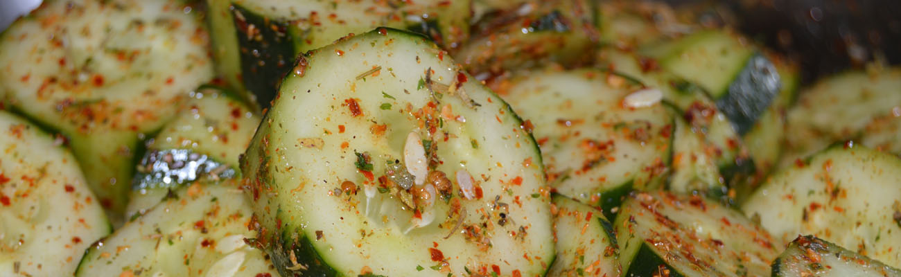 Spicy Cucumbers Salad